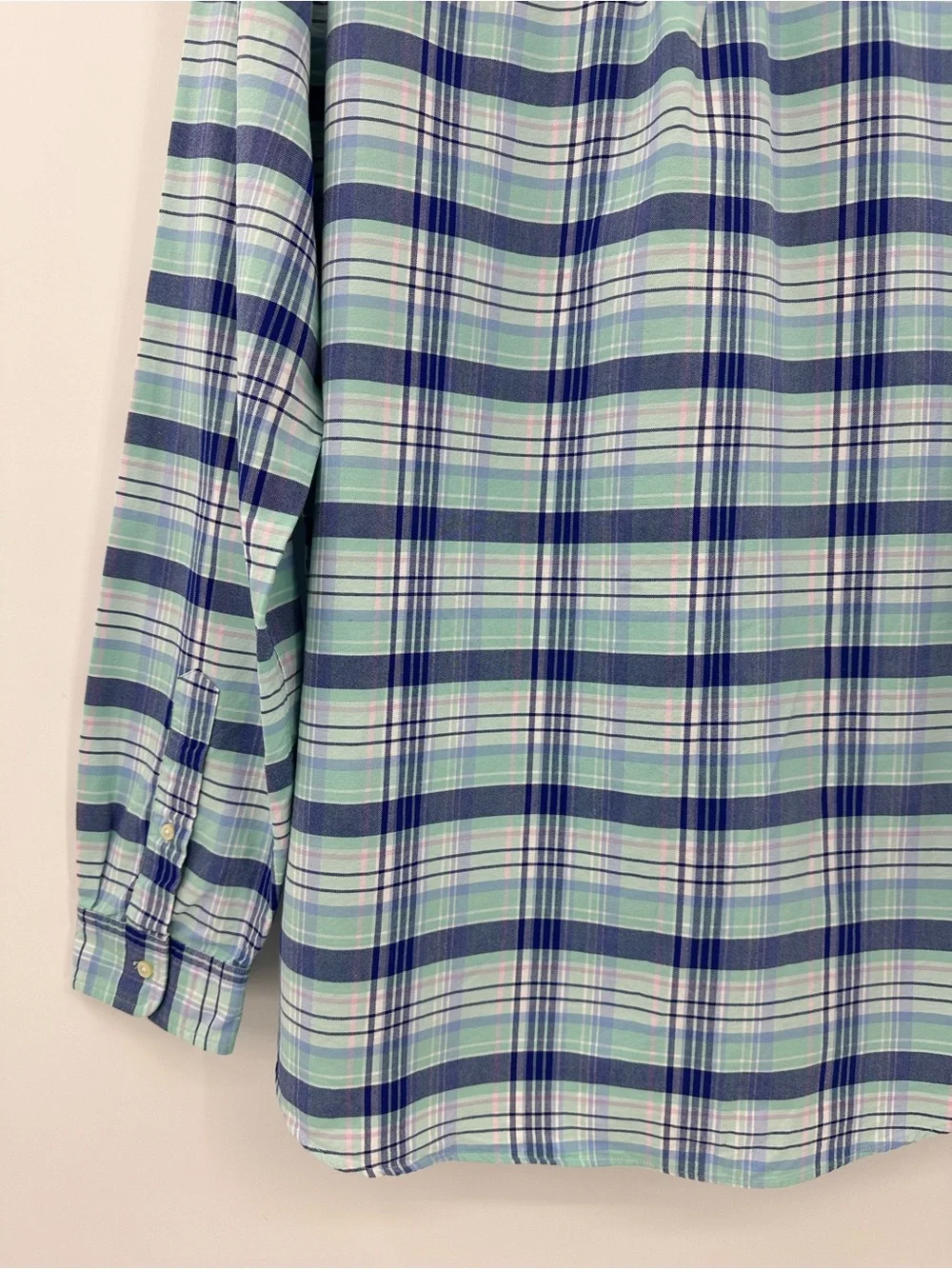 Polo PRL Ralph Lauren Oxford Cloth Button Down OCBD Plaid XL